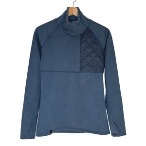 Flylow Gear Sondra Grid Fleece Midlayer Pullover Midnight Blue Womens Size XS